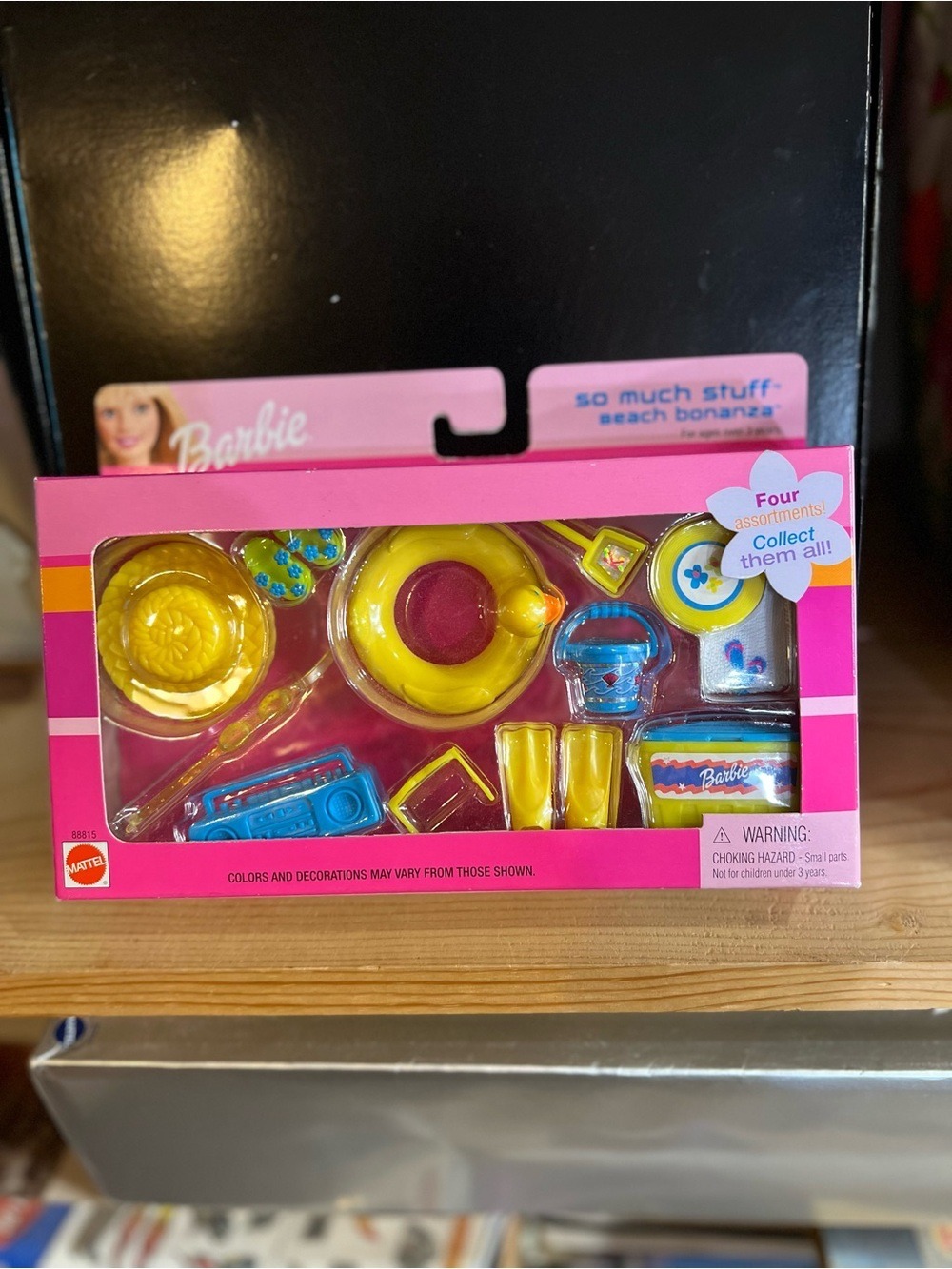 Barbie Yellow and Pink Beach Bonanza Party Accessory Set